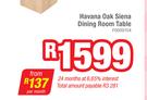 Havana Oak Siena Dining Room Table-F0000154