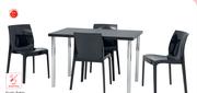 Ice High-Gloss Black Chair-F0000186/7/8