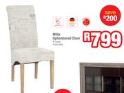 Milla Upholstered Cream Chair-F0001684