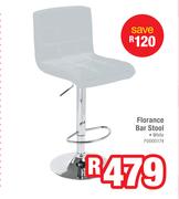 Florance Bar White Stool-F0000174