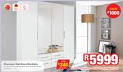 Ellwangen High Gloss Wardrobe-F0001445