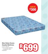 Max Relax Econo Double Mattress