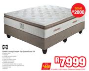 Sealy Raven Luxury Pamper Top Queen Base Set