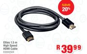 Ellies 1.5m High Speed HDMI Cable