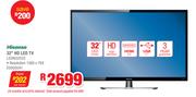 Hisense 32" HD LED TV LEDN32D33