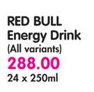 Red Bull Energy Drink(All Variants)-24x250ml