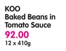 Koo Baked Beans In Tomato sauce-12x410g