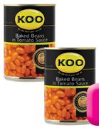 Koo Baked Beans In Tomato sauce-410g