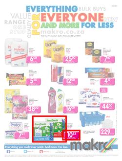 Makro Western Cape : Food Catalogue (08 Apr - 22 Apr 2015), page 1