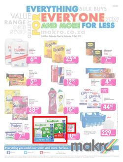 Makro Western Cape : Food Catalogue (08 Apr - 22 Apr 2015), page 1