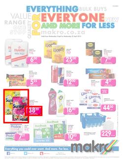 Makro Western Cape : Food Catalogue (08 Apr - 22 Apr 2015), page 1