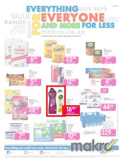 Makro Western Cape : Food Catalogue (08 Apr - 22 Apr 2015), page 1
