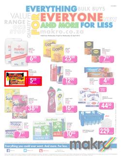 Makro Western Cape : Food Catalogue (08 Apr - 22 Apr 2015), page 1