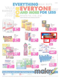 Makro Western Cape : Food Catalogue (08 Apr - 22 Apr 2015), page 1