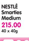 Nestle Smarties Medium-40x40g