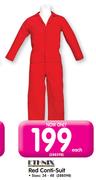 Ethnix Red Conti-Suit(Sizes: 34-48)