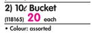 Alplas 10L Bucket