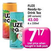 Fuze Ready-To-Drink Tea (All Variants)-330ml