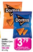 Simba Doritos Corn Chips (All Variants)-45g