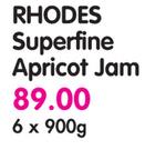 Rhodes Superfine Apricot Jam-6x900g