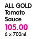 All Gold Tomato Sauce-6x700ml