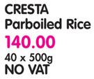 Cresta Parboiled Rice- 40 x 500g