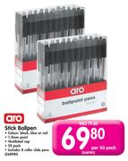 Aro Stick Ballpen - Per 50 Pack