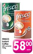 Frisco Instant Coffee (All Variants) - 750g Each