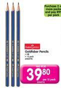Faber Castell Goldfaber Pencils HB-12's Per Pack