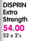 Disprin Extra Strength-52x2's