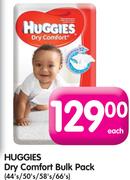 Huggies Dry Comfort Bulk Pack(All Variants)-44/50/58/66's Each