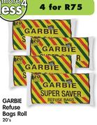 Garbie Refuse Bags Roll-4x20's