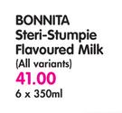 Bonnita Steri-Stumpie Flavoured Milk (All Variants)-6 x 350ml