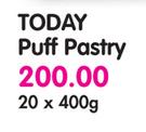 Today Puff Pastry-20 x 400gm