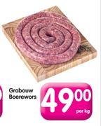 Grabouw Boerewors-Per Kg