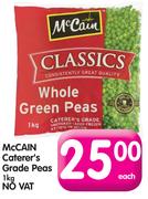 McCain Caterer's Grade Peas-1kg