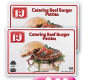 I & J Beef Catering Burgers-100gm Each