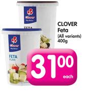 Clover Feta (All Variants)-400gm Each