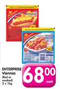 Enterprise Viennas (Red or Smoked)-2 x 1kg 