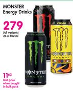 Monster Energy Drinks (All Variants)-24 x 500ml