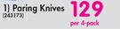 Bakers & Chefs Paring Knives-Per 4 Pack