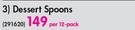 Bakers & Chefs Dessert Spoons-Per 12 Pack