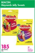 Beacon Maynards Jelly Sweets (All Variants)-24's
