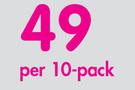 Plastic Hangers-Per 10 Pack