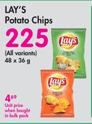 Lay's Potato Chips (All Variants)-47 x 36g