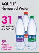 Aquelle Flavoured Water (All Variants)-6 x 500ml