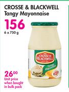Crosse & Blackwell Tangy Mayonnaise-6 x 750g