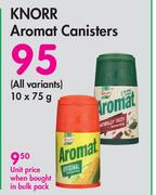 Knorr Aromat Canisters (All Variants)-10 x 75g