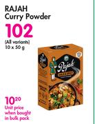 Rajah Curry Powder (All Variants)-10 x 50g