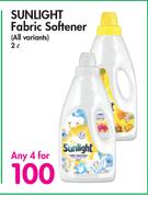 Sunlight Fabric Softener (All Variants)-For Any 4 x 2Ltr